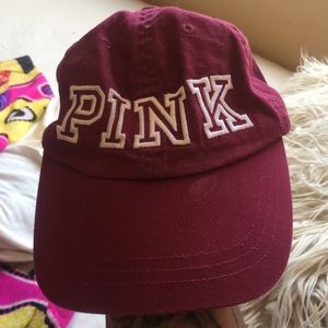Pink baseball hat